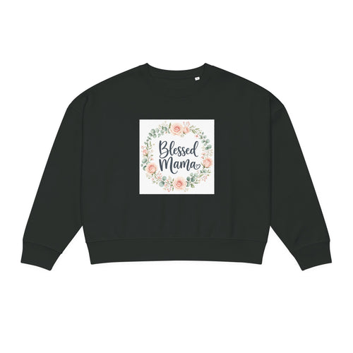 Blessed Mama Floral Wreath Sweatshirt | Faith-Based Christian Mom Gift Pullover