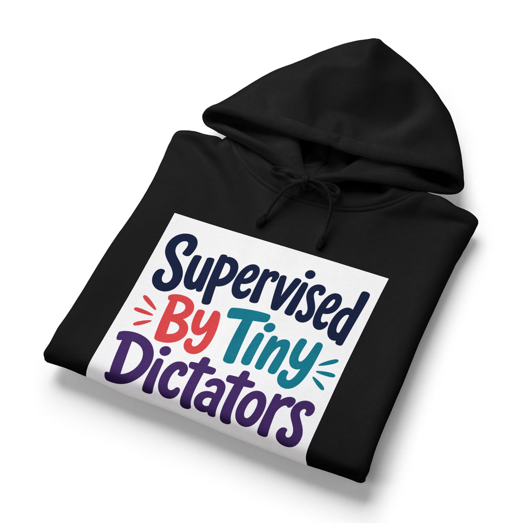 Currently Supervised By Tiny Dictators Funny Mom Hoodie Sarcastic Stay at Home Mom Gift