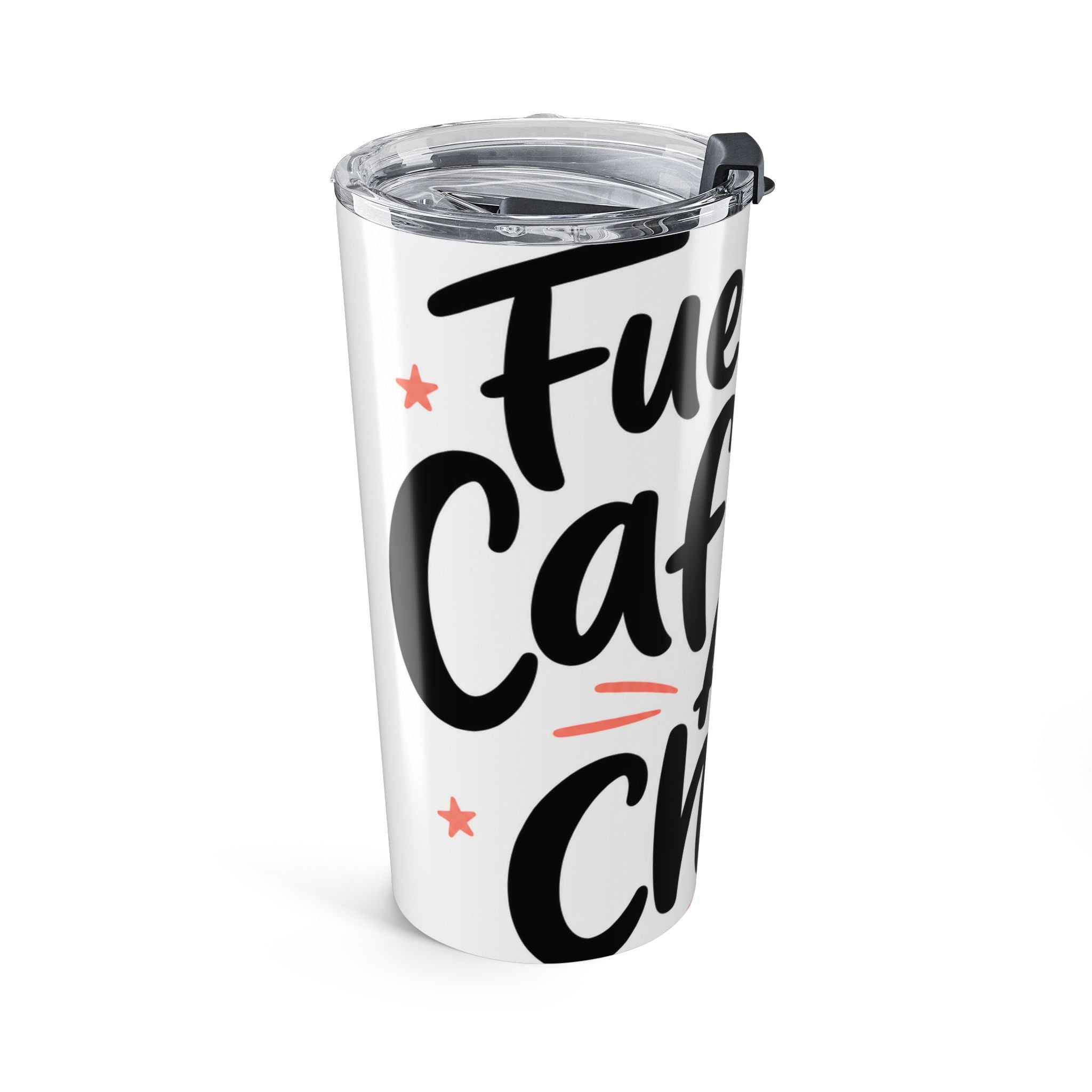 Fueled By Caffeine And Chaos Funny Mom Tumbler | Coffee Loving Mom Gift | Stay At Home Mom Tumbler