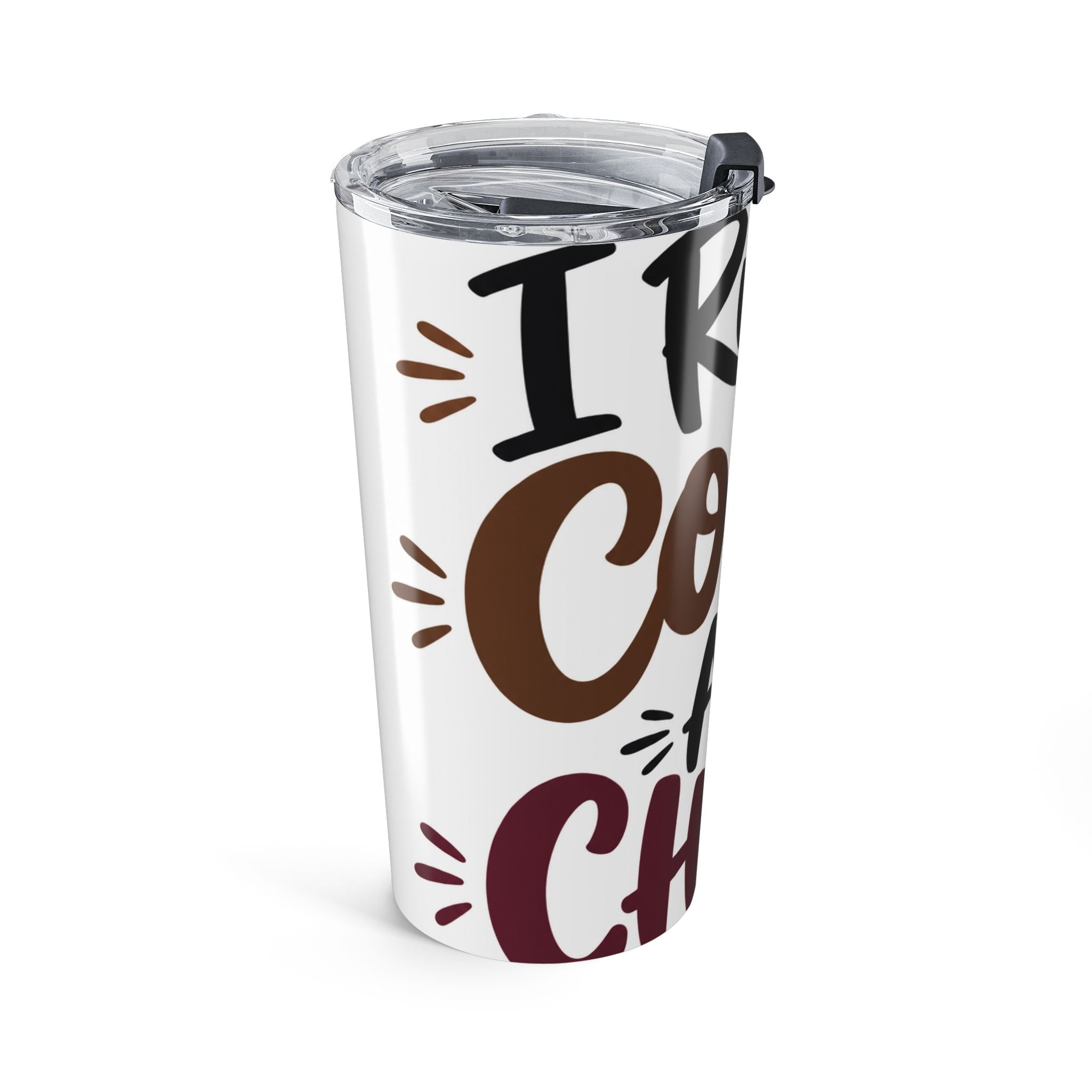 I Run On Coffee And Chaos Tumbler | Funny Stay At Home Mom Gift | Mom Life Cup